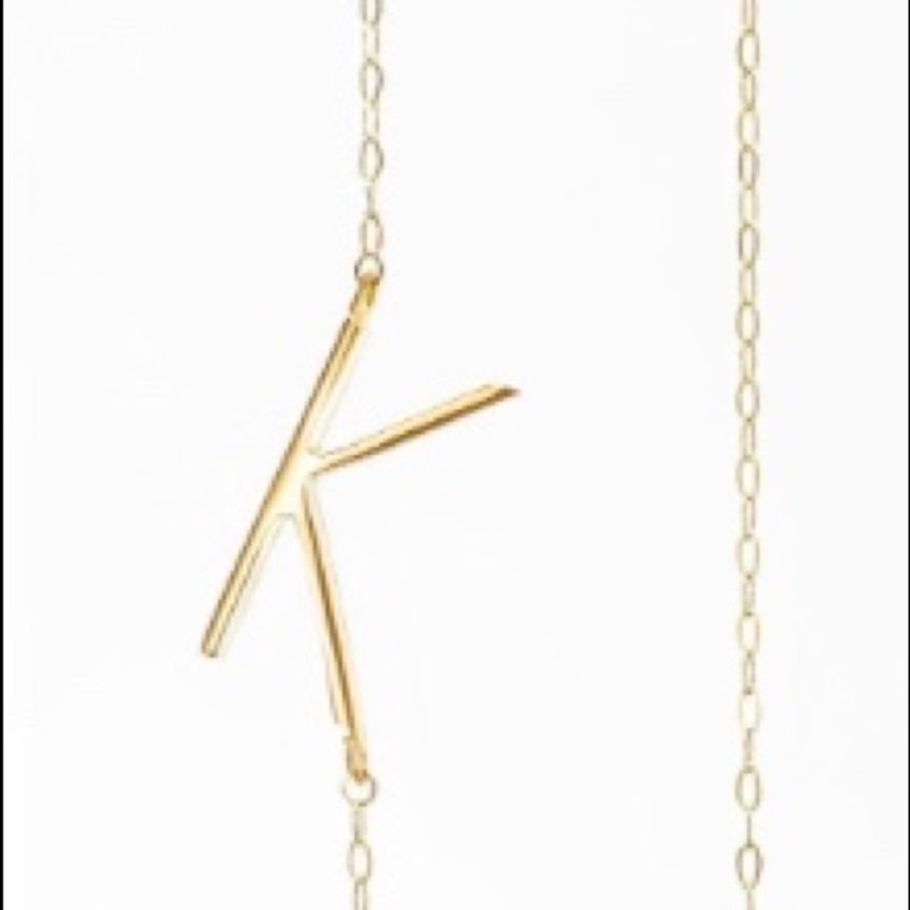 Albeit Initial Necklace as seen in Younger